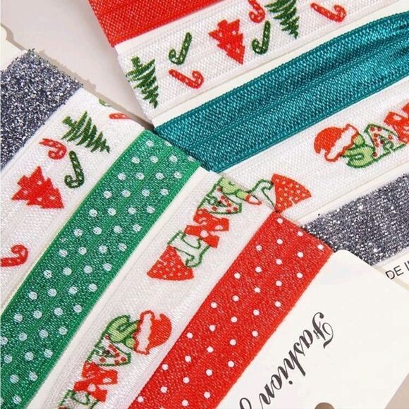 Assorted Christmas Hair Ties - Picture 2 of 5